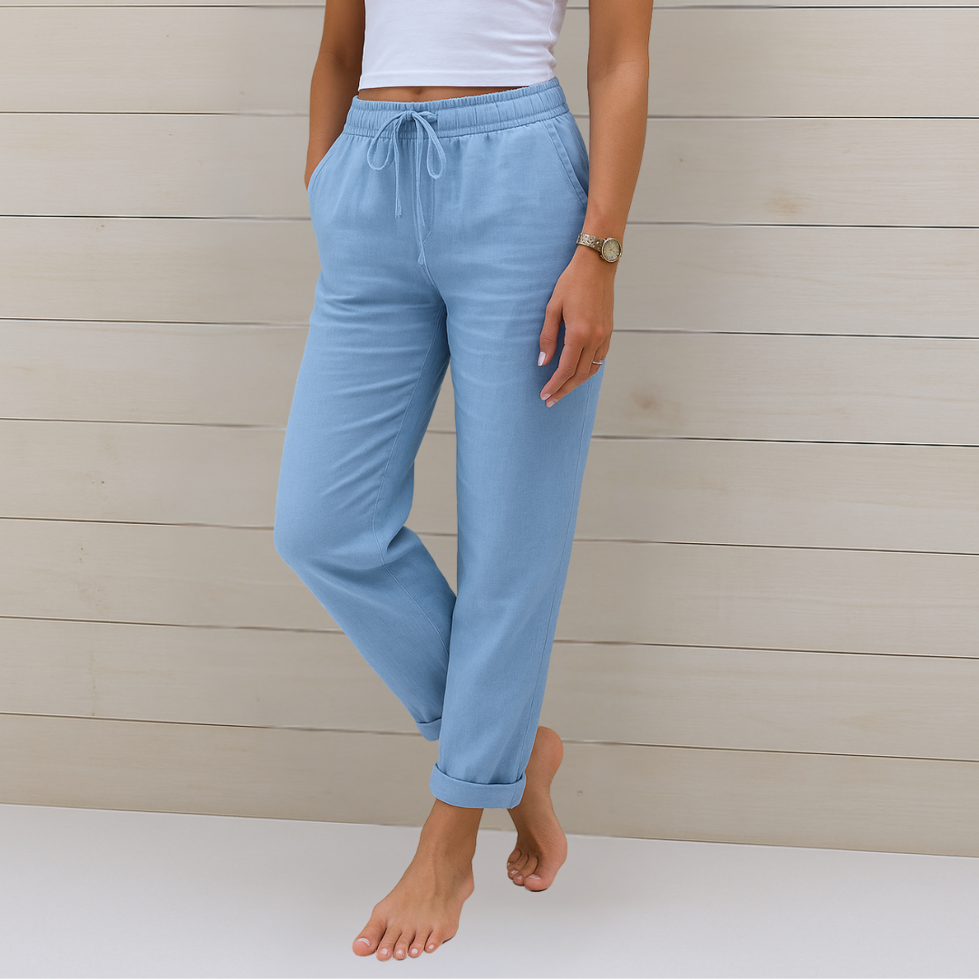 MAYLORA | Premium atmungsaktive Leinen Stretchhose