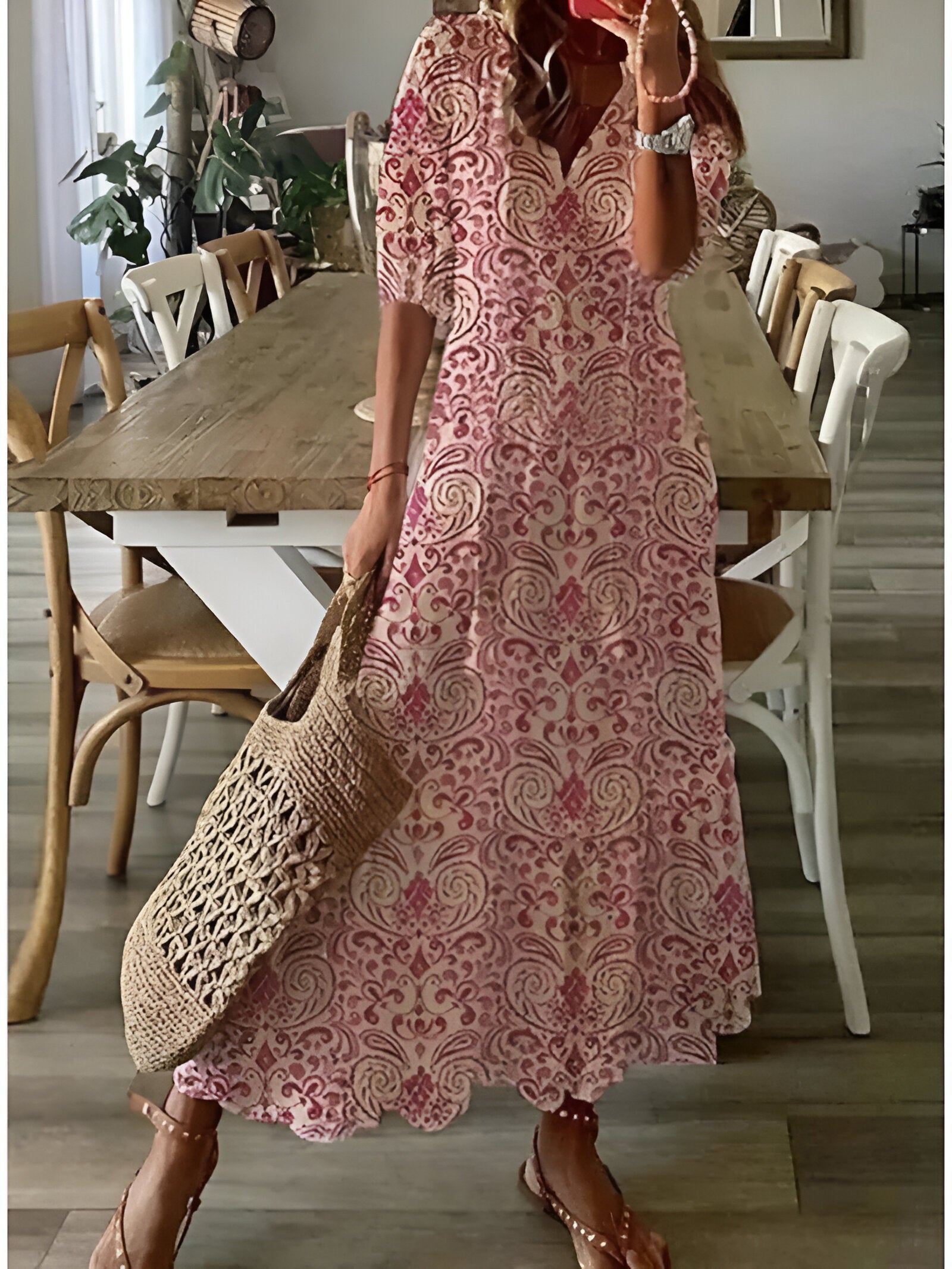 Alizée | Robe maxi bohème